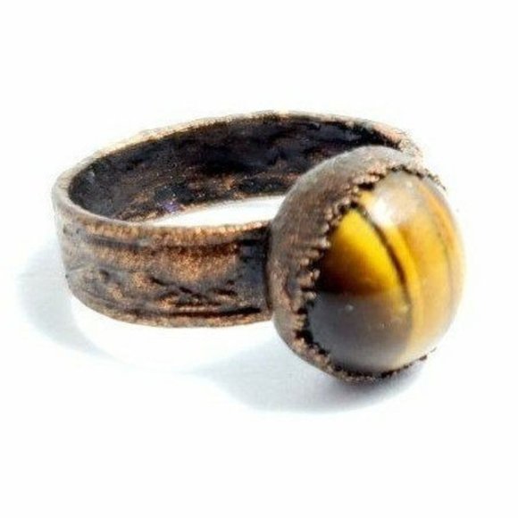 Tiger Eye Ring - Picture 2 of 8